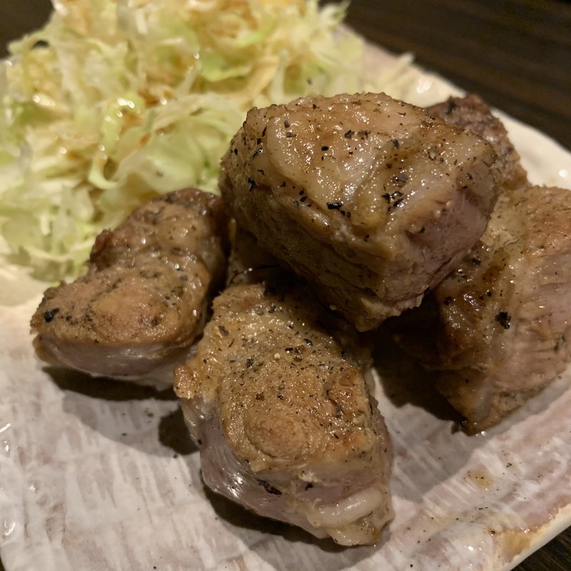 味付け肉(海藻ポーク)(炉ばた 万年青 神楽坂店)