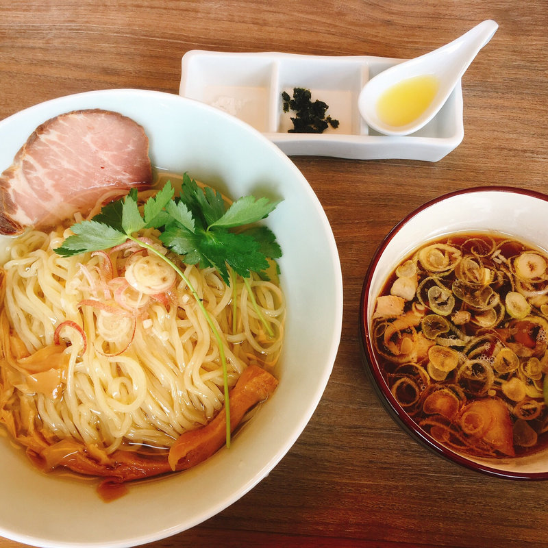 昆布水つけ麺(中華そば 和渦 TOKYO)