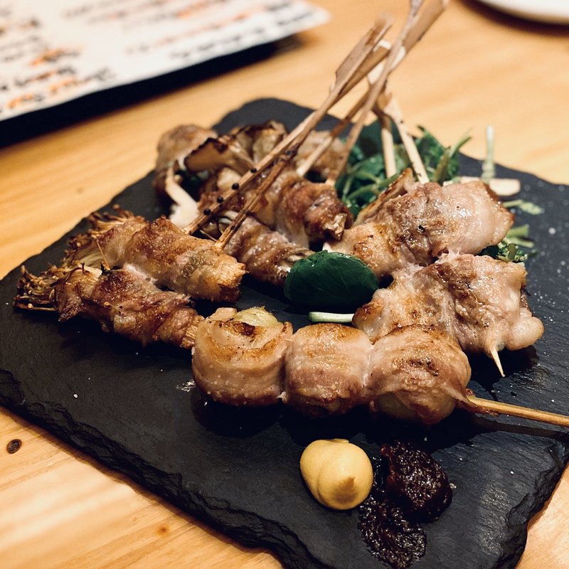 串焼き 四種盛(だいだらぼっち )