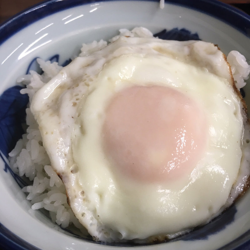 目玉（片目）ライス(ゆりや食堂)