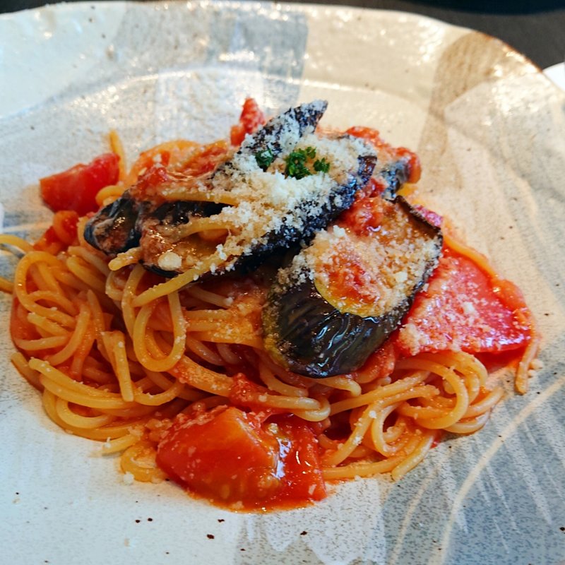 九州産長なすのトマトソーススパゲッティ(37 PASTA)