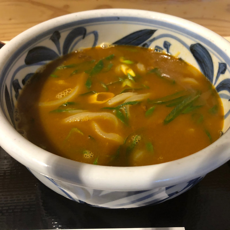カレーうどん(豊前裏打会 萬田うどん)
