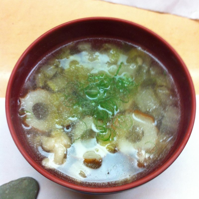 そばごめ汁(赤鬼 )