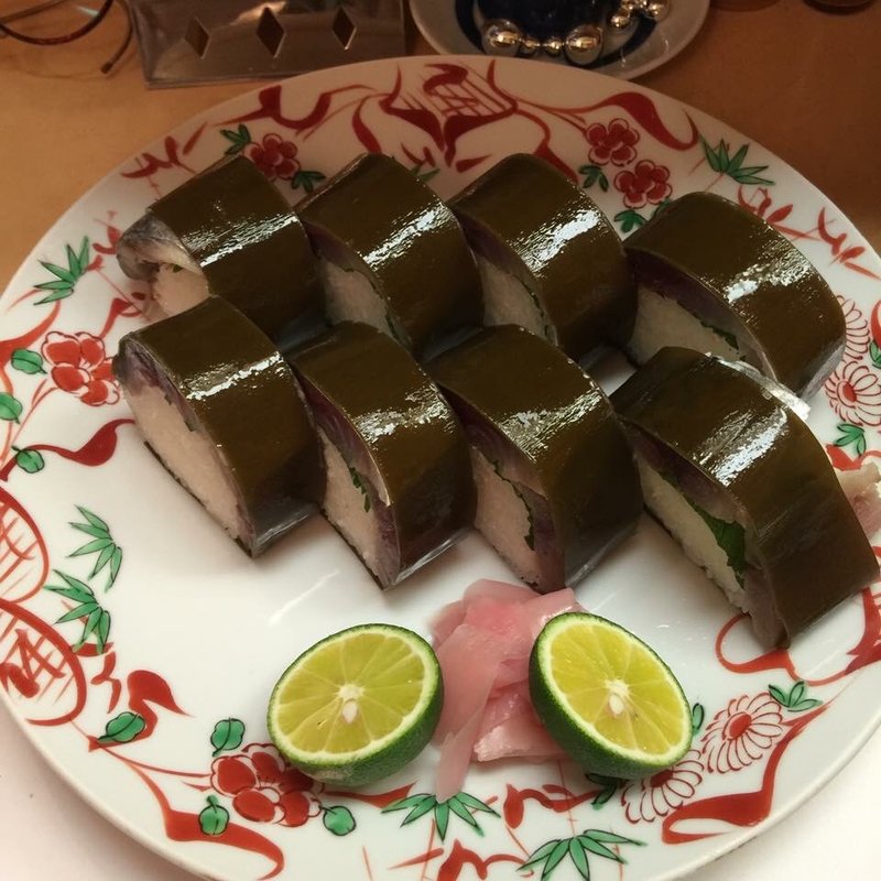 鯖の棒鮨(赤鬼 )