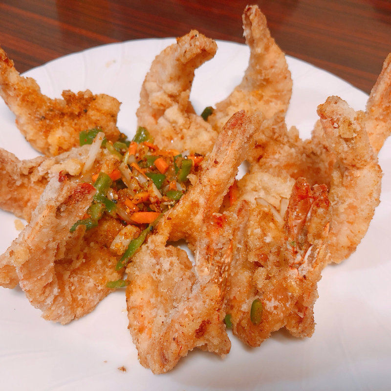 車エビの塩胡椒炒め(台湾料理　昇龍)