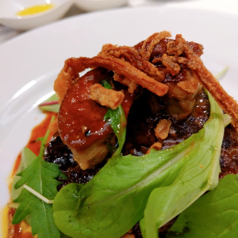 フォアグラハンバーグ(Le Bar a Vin52 AZABU TOKYO渋谷マークシティ店 成城石井)