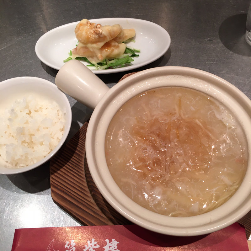 蟹肉ふかひれ麺（塩味）(筑紫楼 八重洲店 頂上麺)