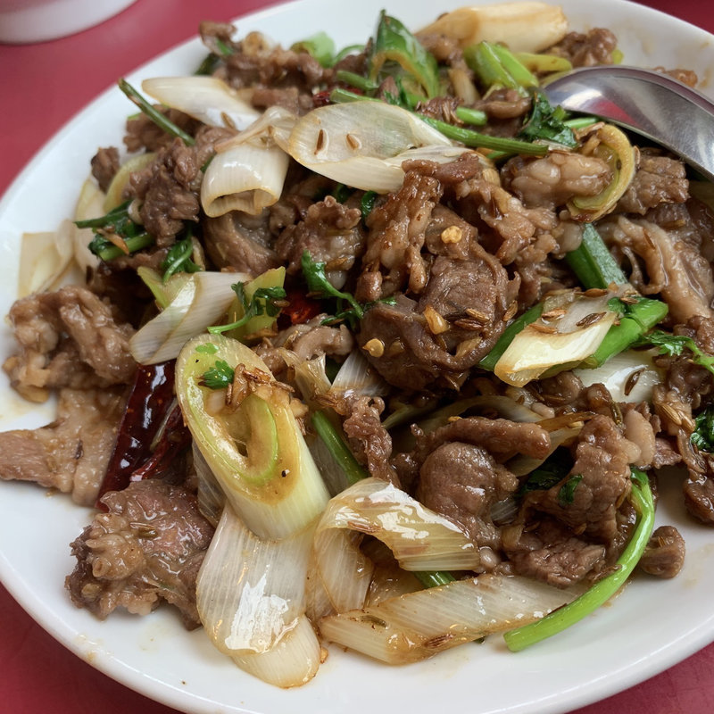 クミンラム肉香り炒め(小味園)