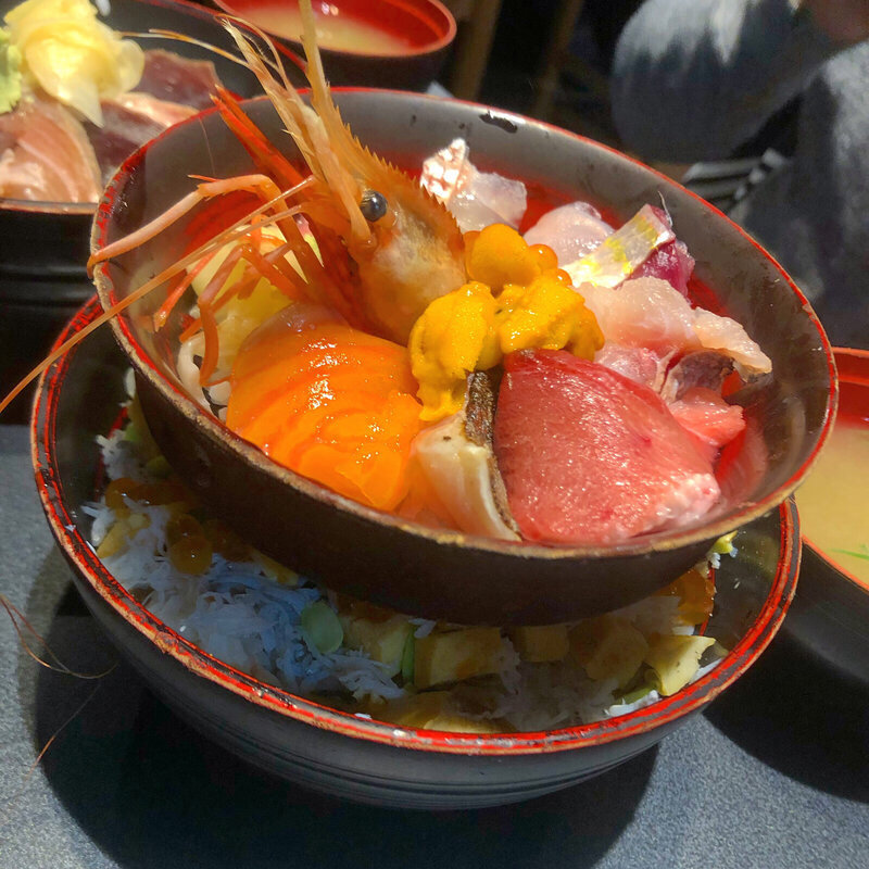 築地場外丼(刺身BAR 河岸頭 （かしがしら）)