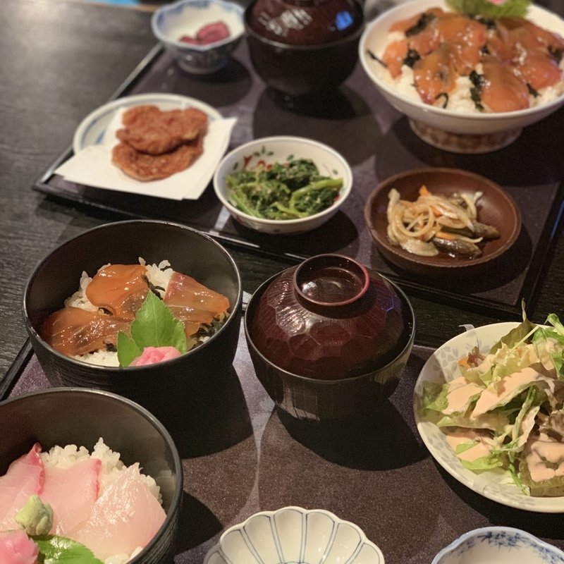 べっこう丼セット(雑魚や紀洋丸)