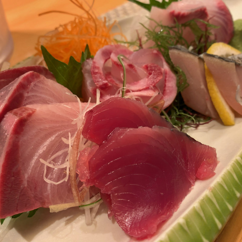 地魚の盛り合わせ(たてやま旬鮨海の花)