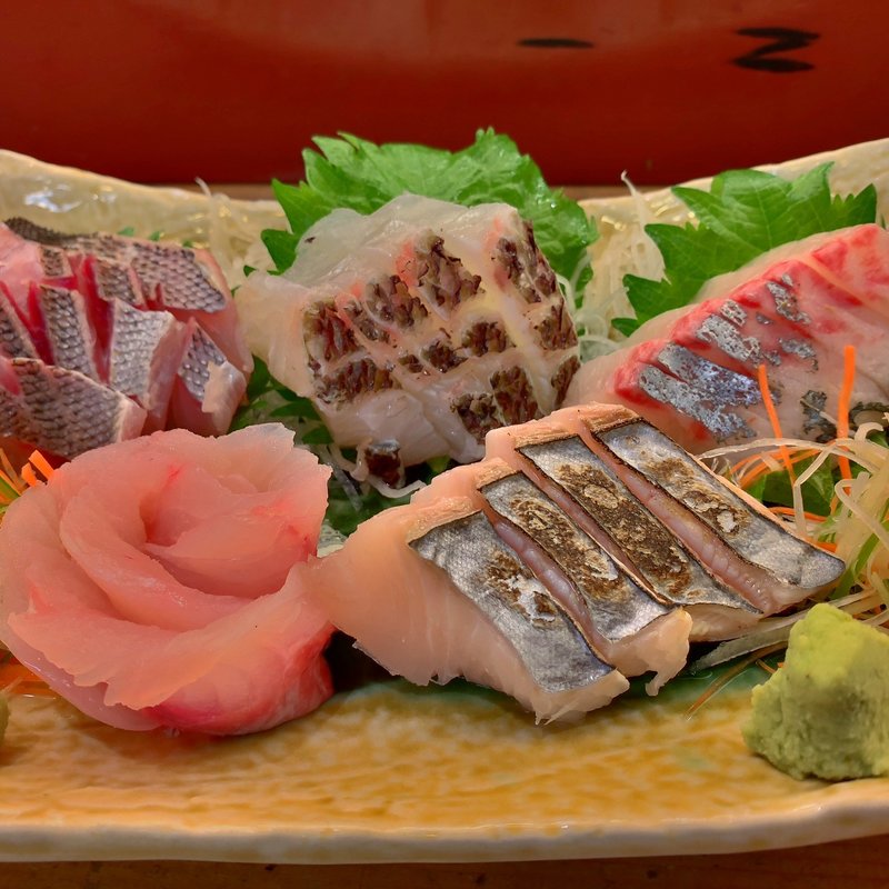 地魚の盛り合わせ(寿し甚)