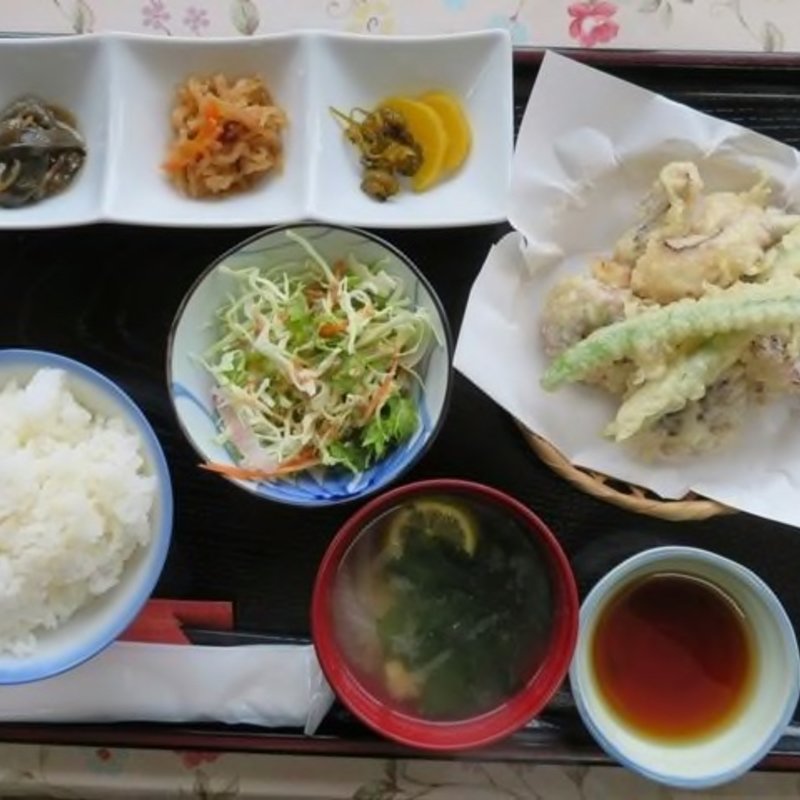 たこ天定食(地魚料理 円(まどか))