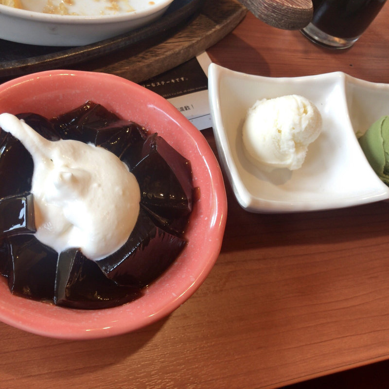 コーヒーゼリー/ジェラート(ステーキハウス ブロンコビリー戸田駅前店)