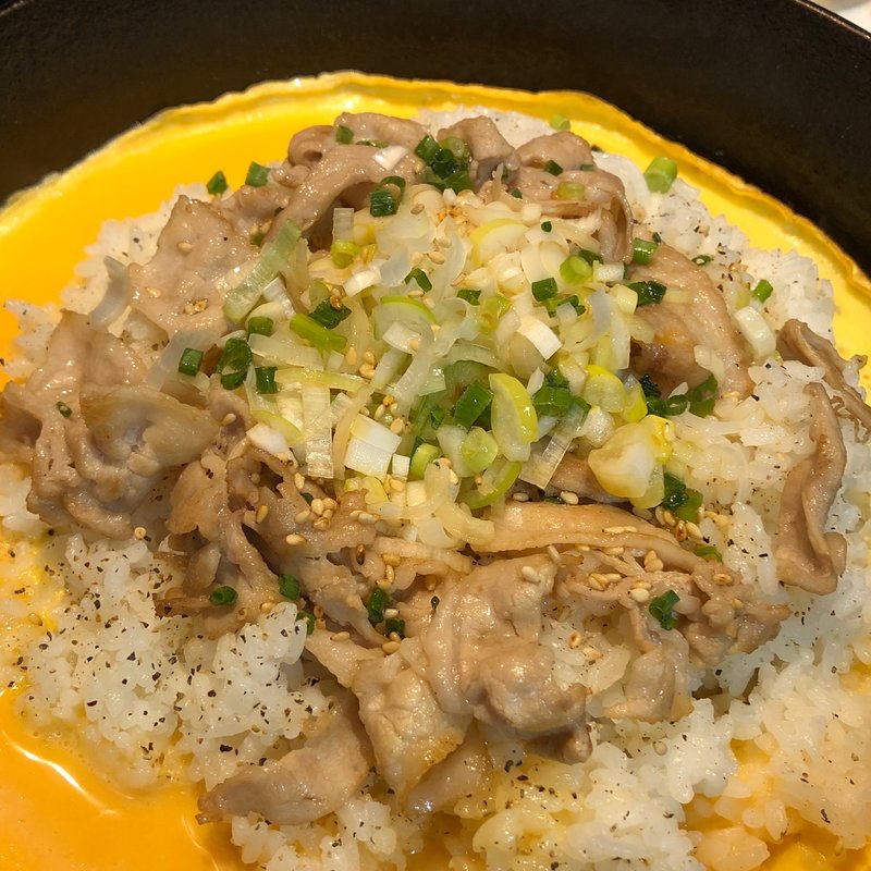 鉄板イタ飯 ねぎ塩豚カルビ(らあめん花月 BiVi 仙台店 （かげつ）)