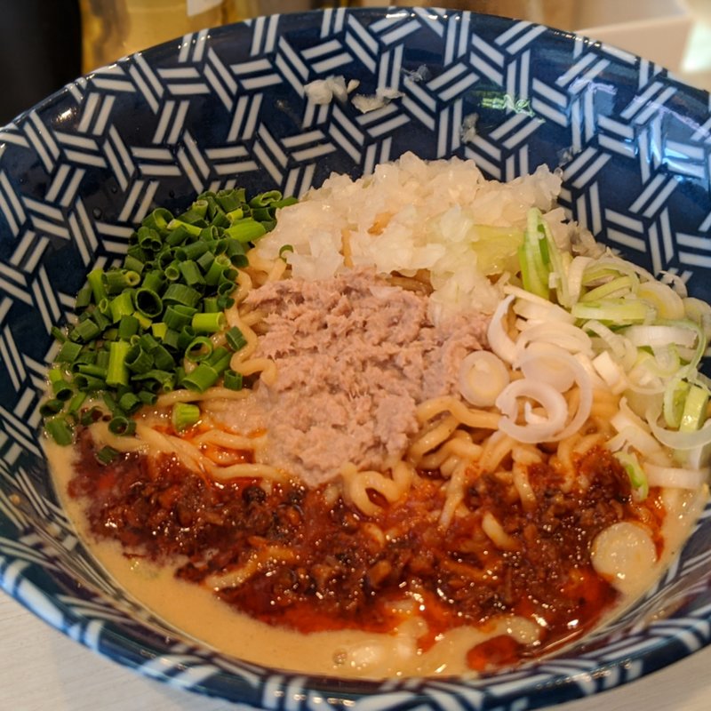 創業10周年記念特別限定麺 鯖汁無し担担麺(ざいとん )