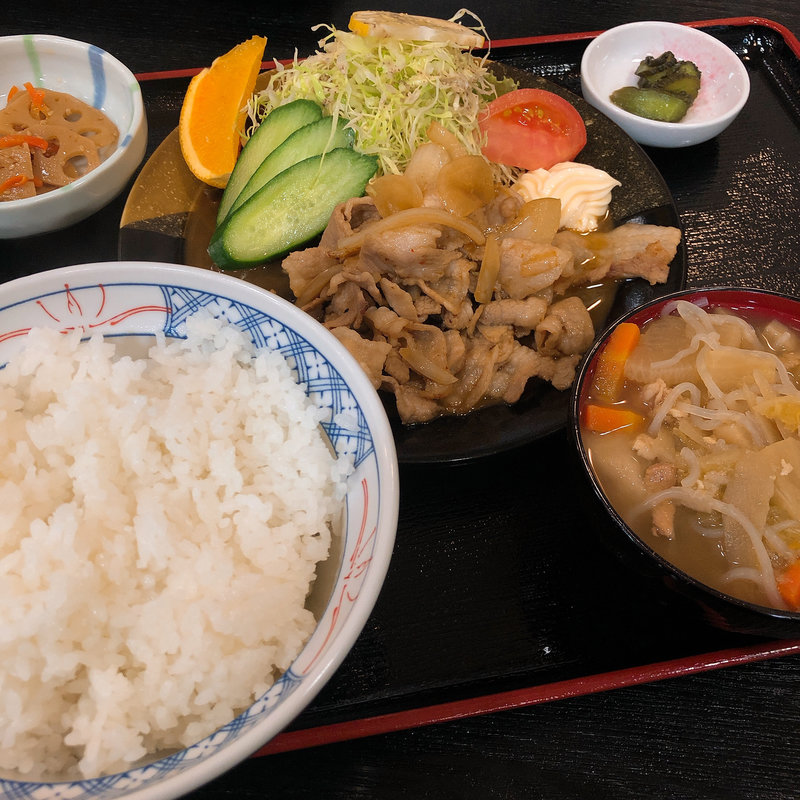 焼肉定食 ご飯大盛り(道の駅喜多の郷)