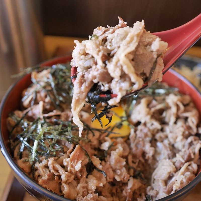 牛めし(うどん 色彩 )