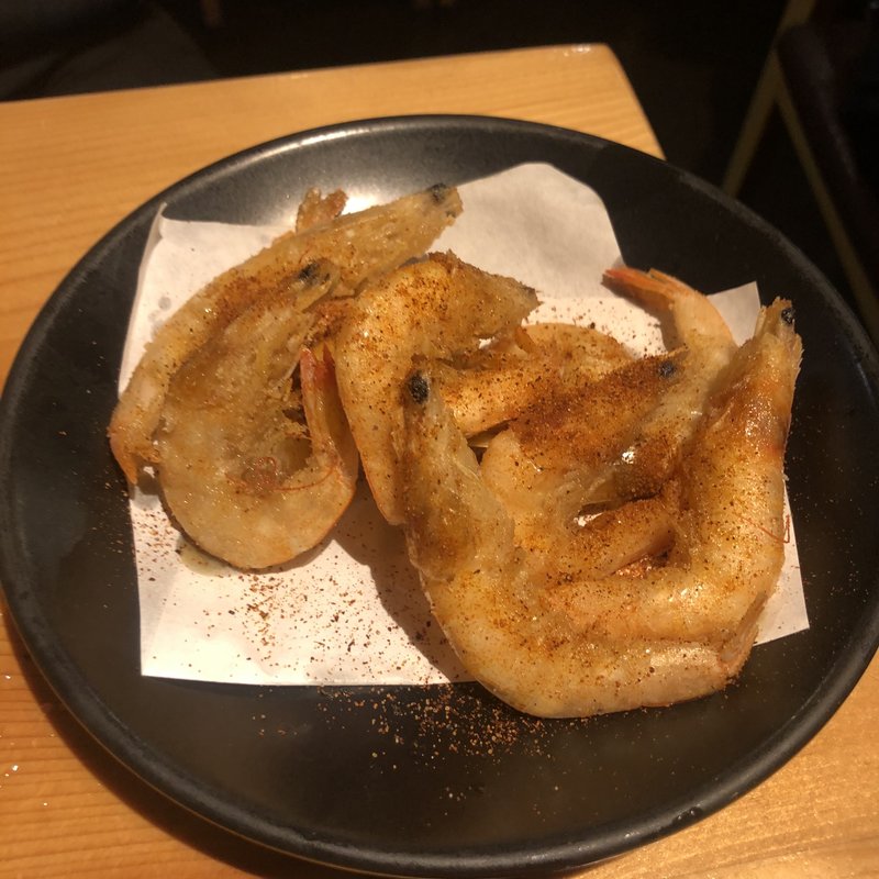 芝海老スパイス揚げ(こけら)