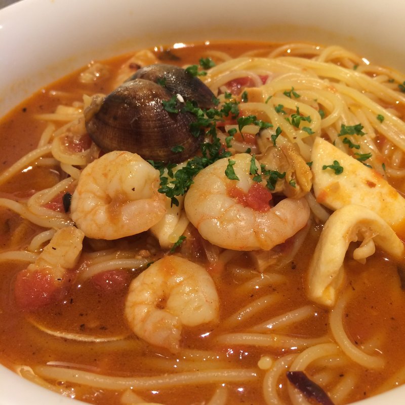 海の幸スープパスタ(KURA　中目黒店)