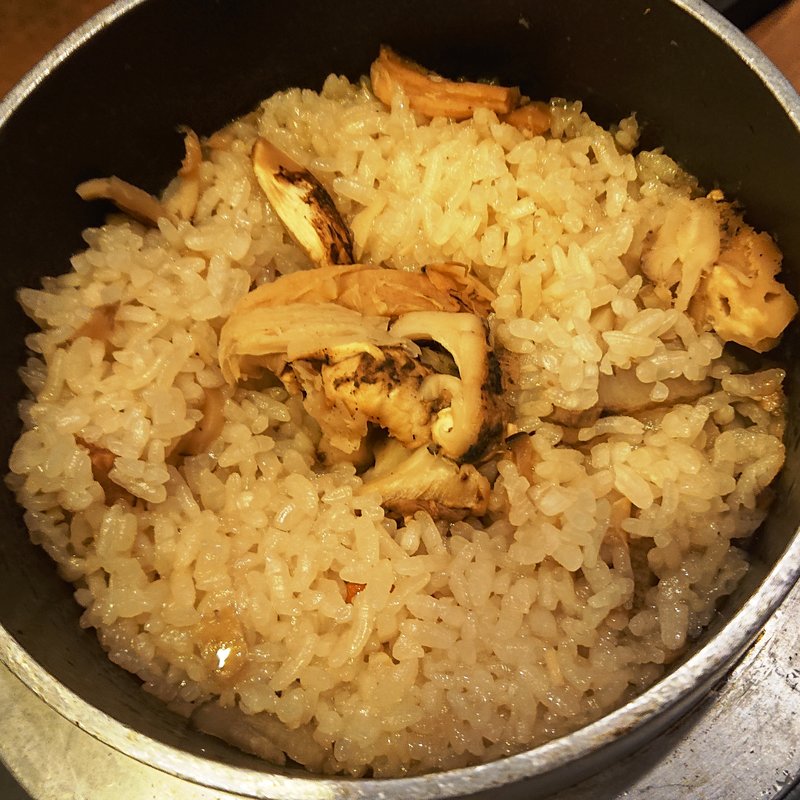 松茸の釜飯(ありの （【旧店名】炭旬）)