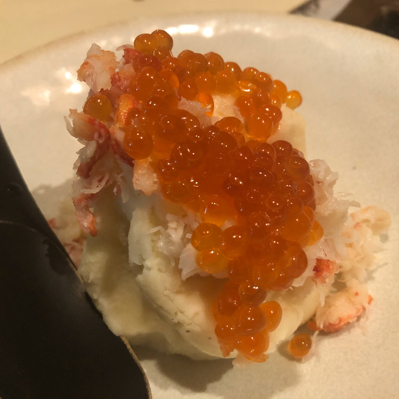カニといくらのポテトサラダ(つつみの一歩)