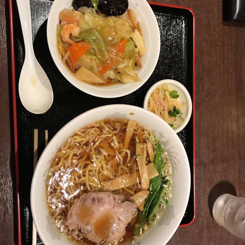ラーメンセット(中華丼)(永楽)