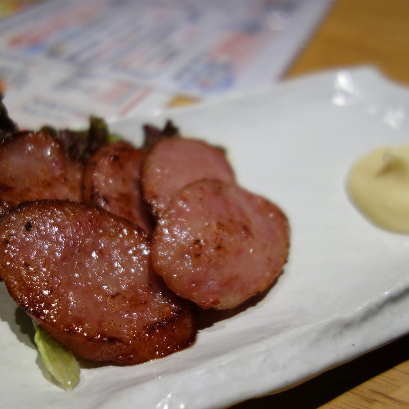 島原ソーセージ焼き(大衆居食屋 しょうき 西新店)