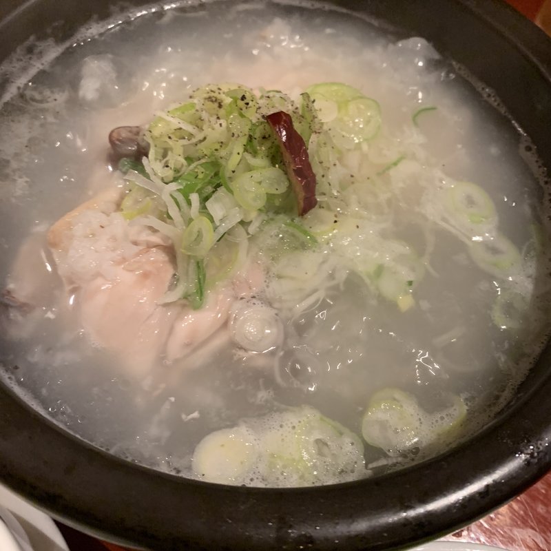 サムゲタン(参鶏湯)(からくに家 芝大門店)