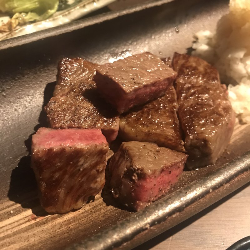 倉石牛サーロインステーキ(鉄板 ニシムラ 吉祥寺)