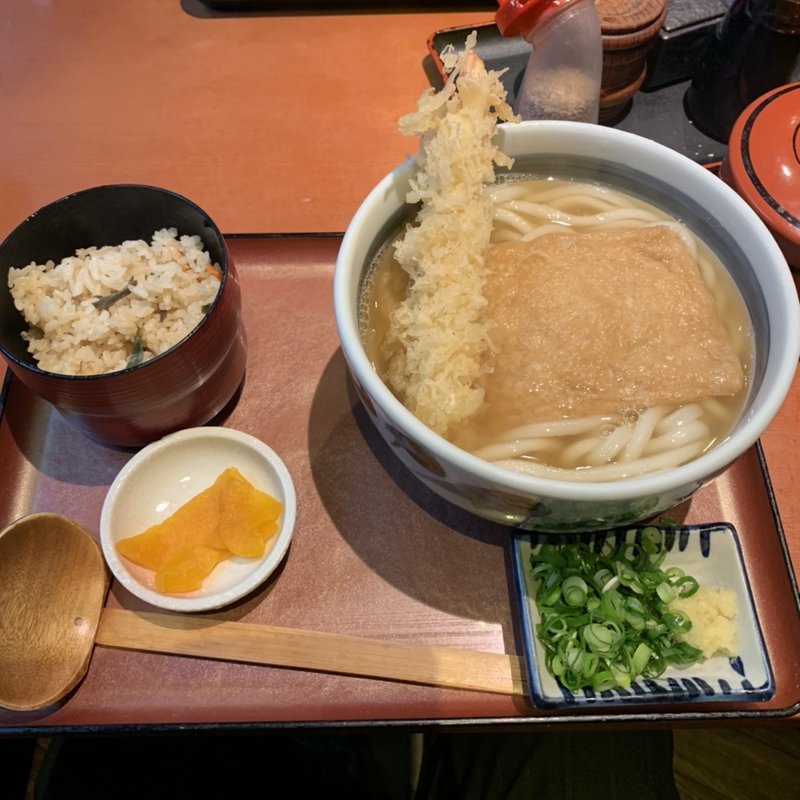 えび天きつねうどん(はんげしょう )