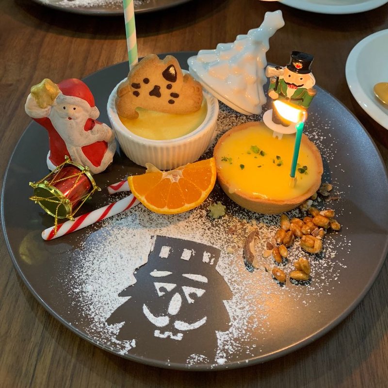 クリスマスプレート(Cafeマメムギ )