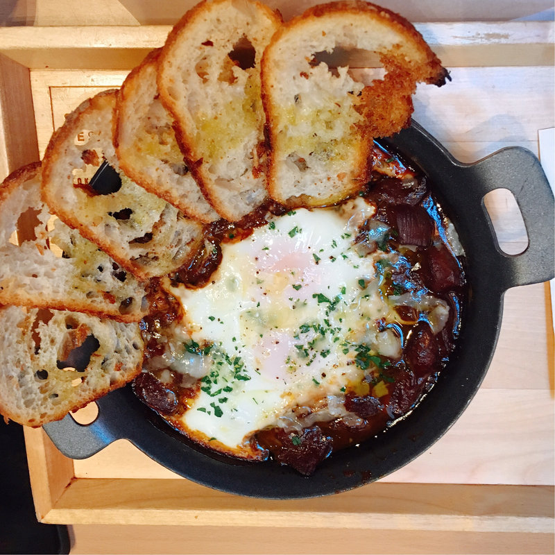 ポルチーニと半熟卵(STARBUCKS RESERVE®️ROASTERY TOKYO)