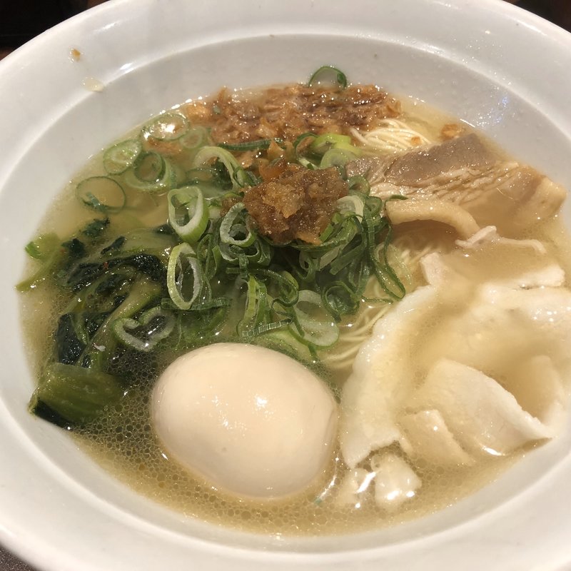 エビ塩らーめん(麺屋 青空 千日前通り店)