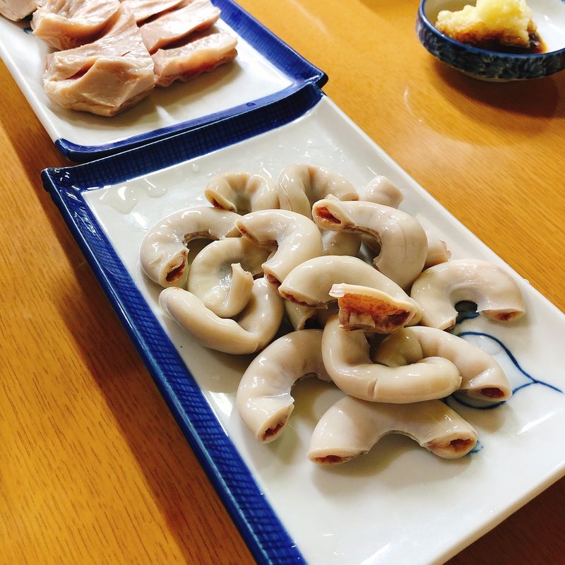 ハツ刺･コブクロ刺(おとみさん)