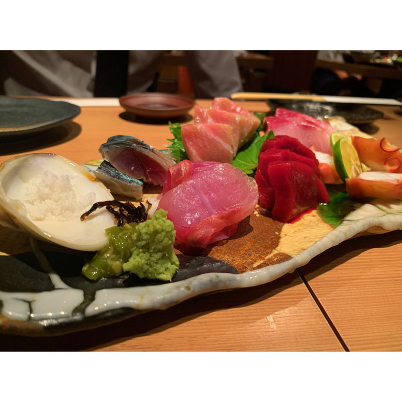 旬の造り5種(鮨 げん家本店)