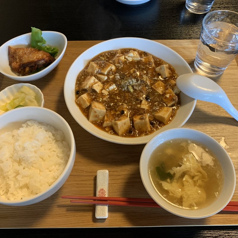 麻婆豆腐定食(中華料理　菜菜 （ツァイツァイ ）)