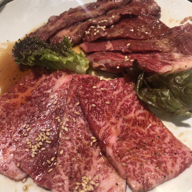 上ロース、ハラミ(焼肉 やまだ)