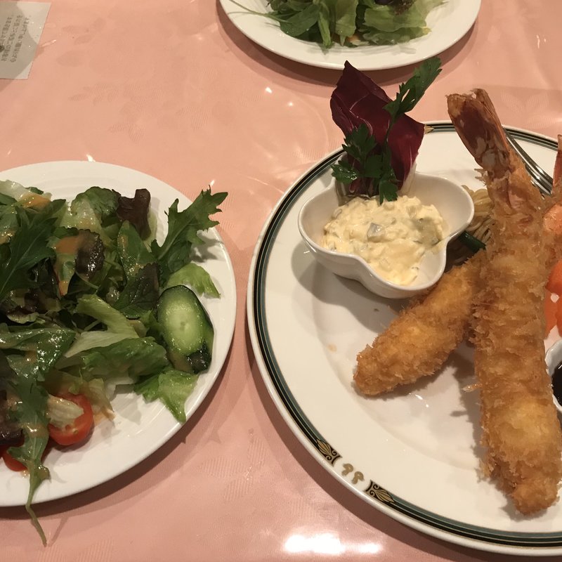 エビフライ定食(孤独のグルメ:えびすや 幸町店)