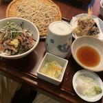 せいろとさんまのタタキ丼