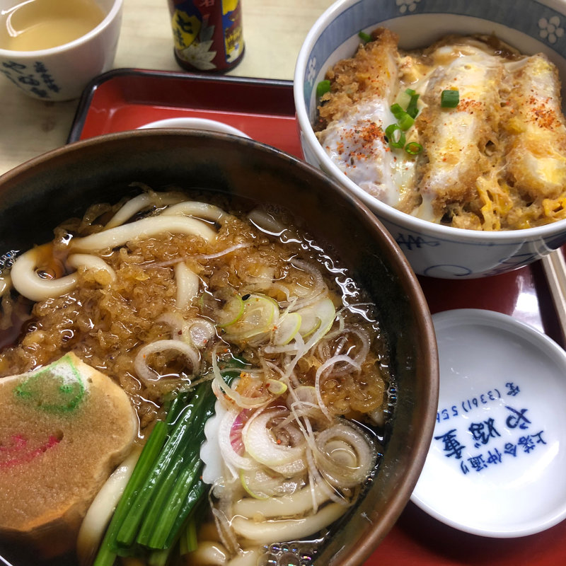 ミニカツ丼・たぬきうどん(やぶ重 )