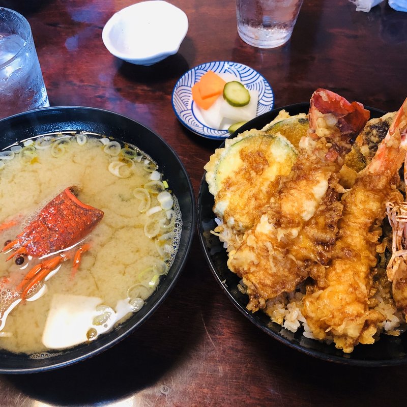 食べ比べ天丼(あき )