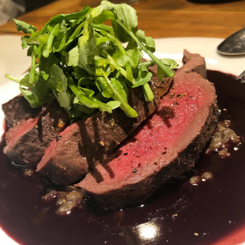 鹿肉のロースト(トリッペリア コルテロ)