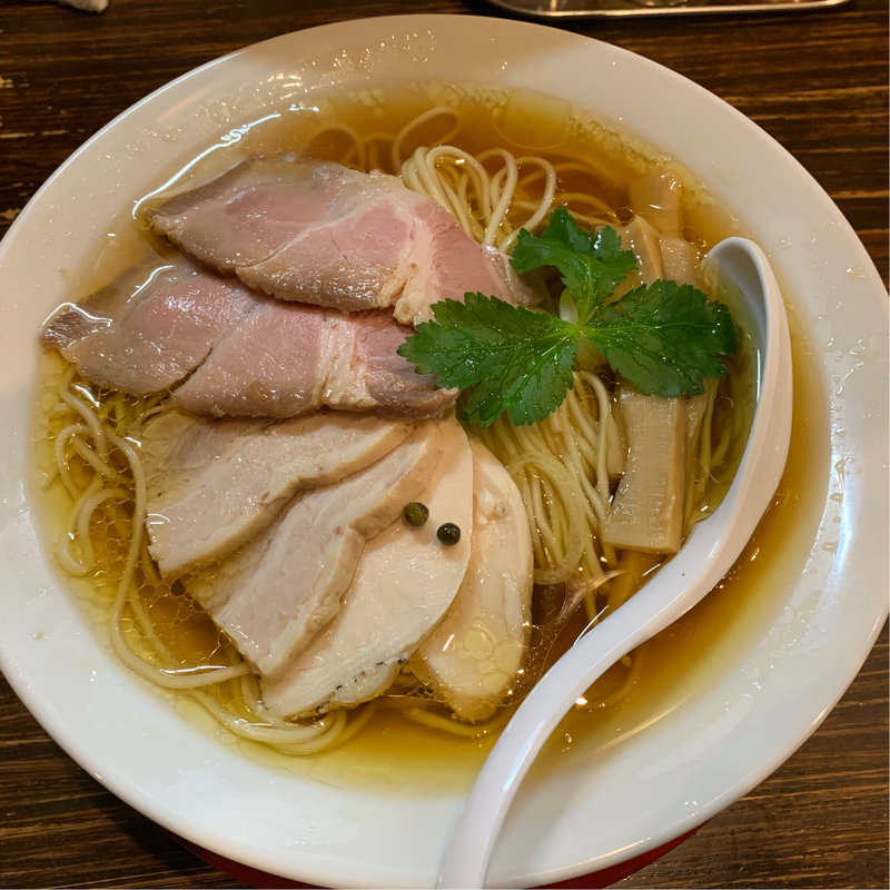 チャーシュー鶏だし生醤油そば(だし廊)