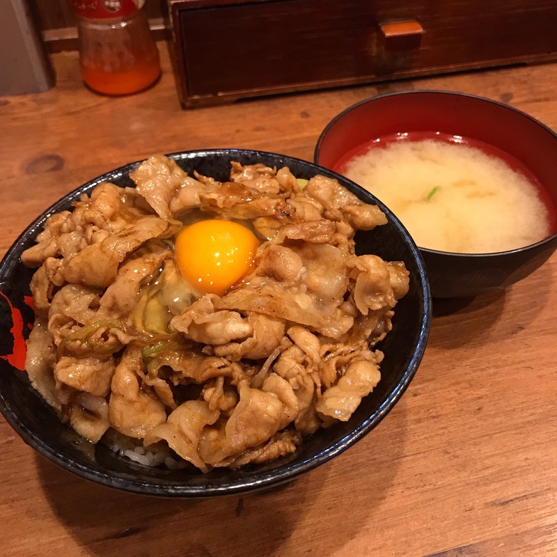 ミニ生姜丼(伝説のすた丼屋 秋葉原店 )