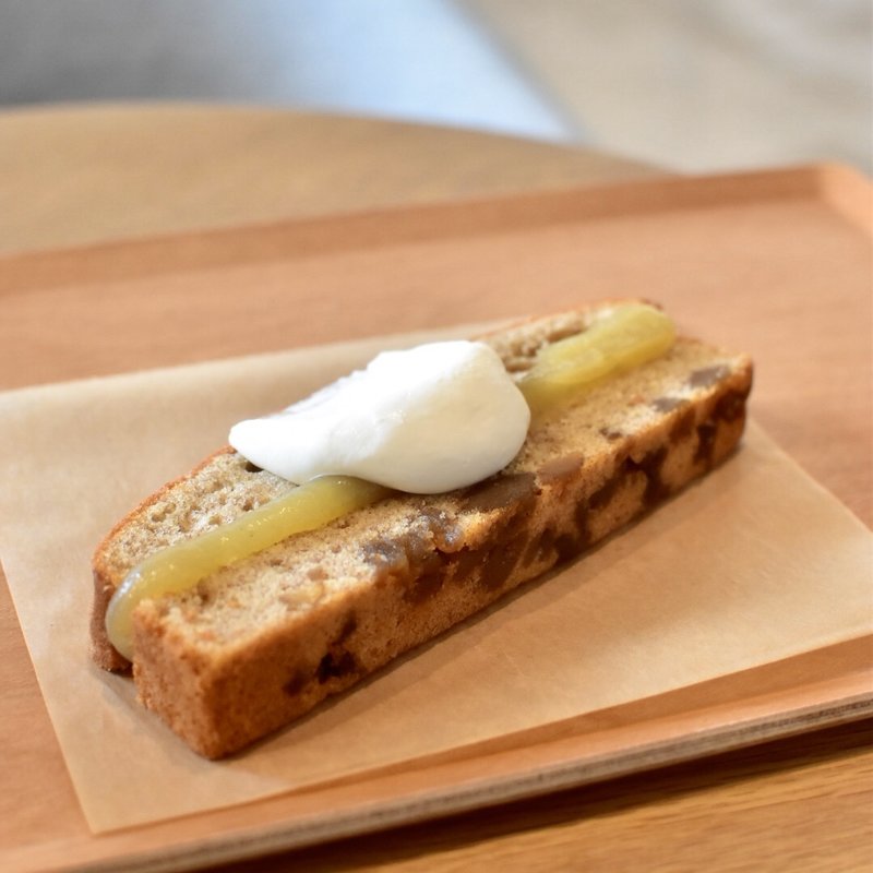 あずき粉と栗のあんケーキ(トラヤあんスタンド北青山店)