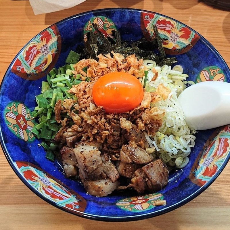 手揉みまぜそば(麺FACTORY JAWS 2nd)