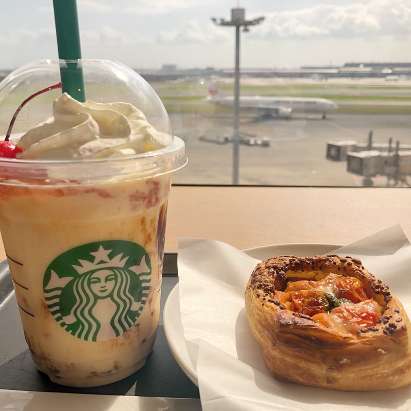 プリンフラペチーノ(スターバックス・コーヒー 羽田空港第２ターミナル北ピア店 （STARBUCKS COFFEE）)