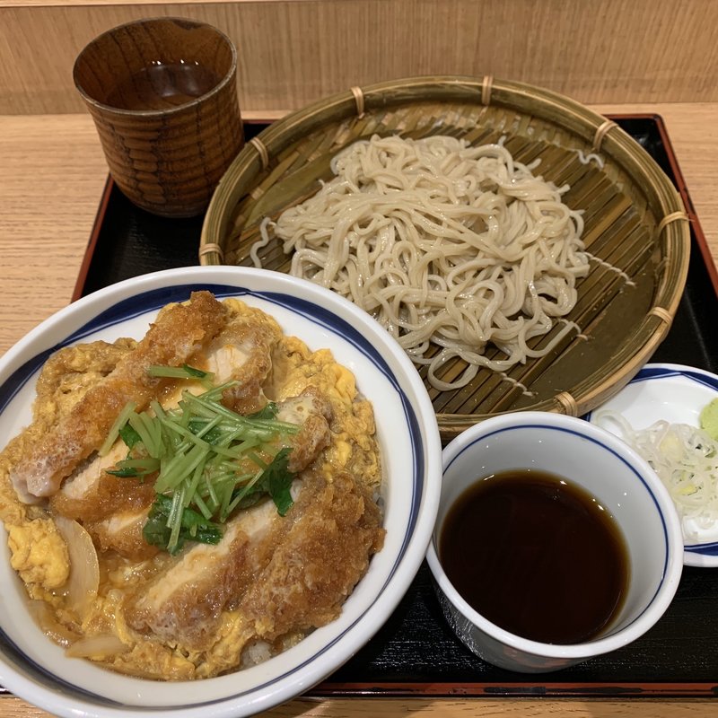 カツ丼もりそばセット(そば処 信州屋)