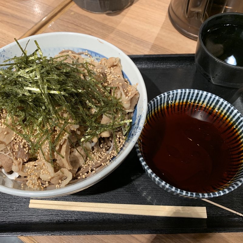 肉肉そば　肉2倍(俺のそば GINZA5)